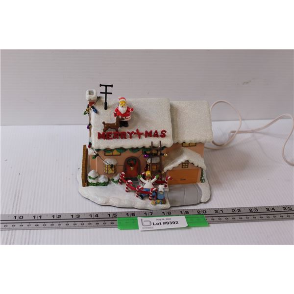 The Simpsons House Christmas Light-up House - Works - 7" x 5"