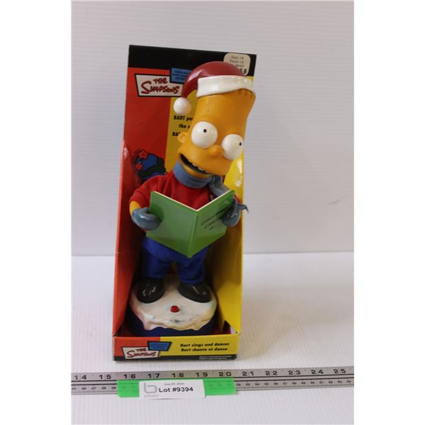 Singing Bart Simpson Figurine - 12" Tall