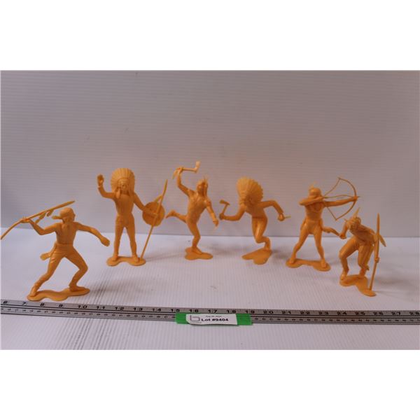 (6) Louis Marx & Co. Figurines - Approx 6" Tall