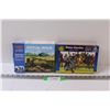 Image 1 : (2) 1:72 Scale Model Soldiers Kits: Civil War Accessories & Blue Jackets