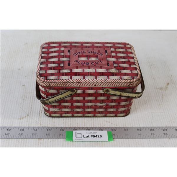 Dixie Queen Plug Cut Tobacco Tin