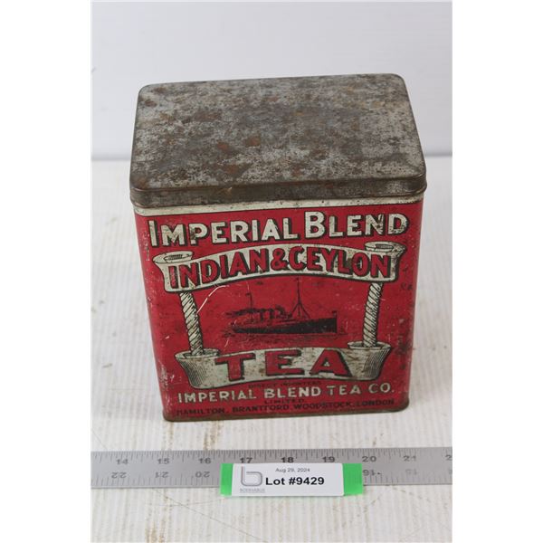 Imperial Blend Indian and Ceylon Tea Tin
