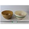 (2) Vintage Mixing Bowls - Some Cracks