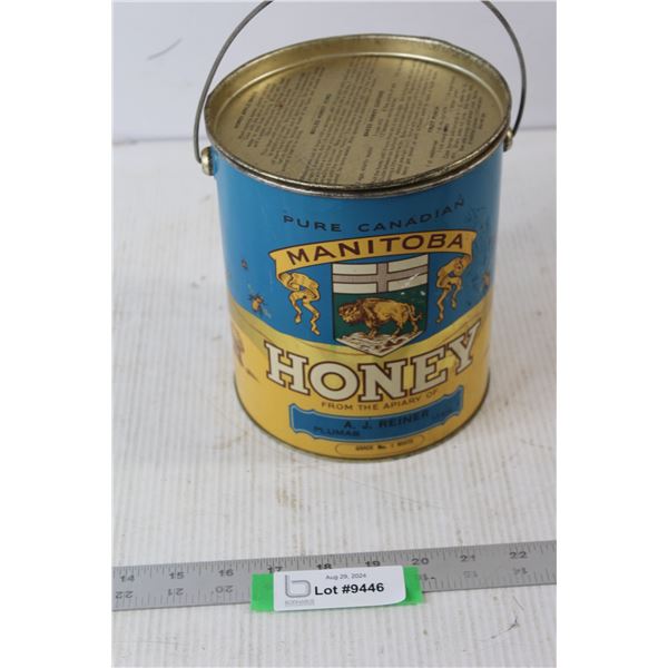 Pure Canadian Manitoba Honey Tin