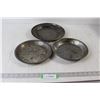 (3) Baking Trays Pie Trays - Sunkis Pies, Monroe Boston Strause, Crisco