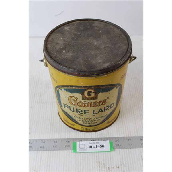 Gainers' Pure Lard Tin