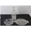 Image 3 : (6) Serving Dishes/Bowls/Trays, Glass Bottle