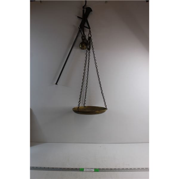 Antique Hanging Beam Scale