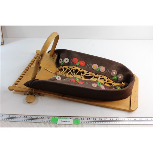 Indigenous Beaded Baby Cradleboard