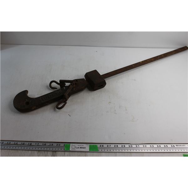 100 lbs Beam Scale - Rusty