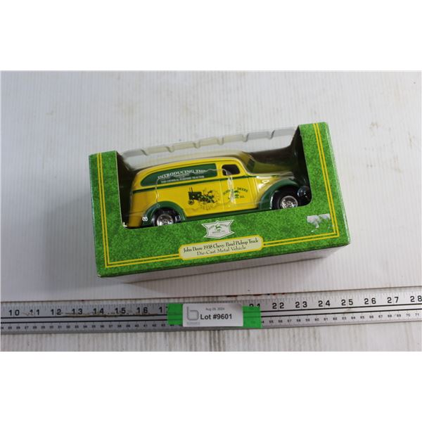 John Deere Die Cast 1938 Chevy Panel Pickup Bank Truck