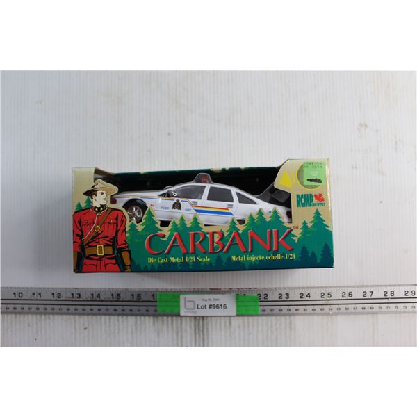 RCMP Country Die Cast Metal 1/21 Scale Car Bank