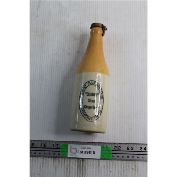 Country Club Beverage Shandy Stone Ginger Beer Bottle