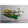 Trident Gum Wall Clock 21'' x 10'' - As Is