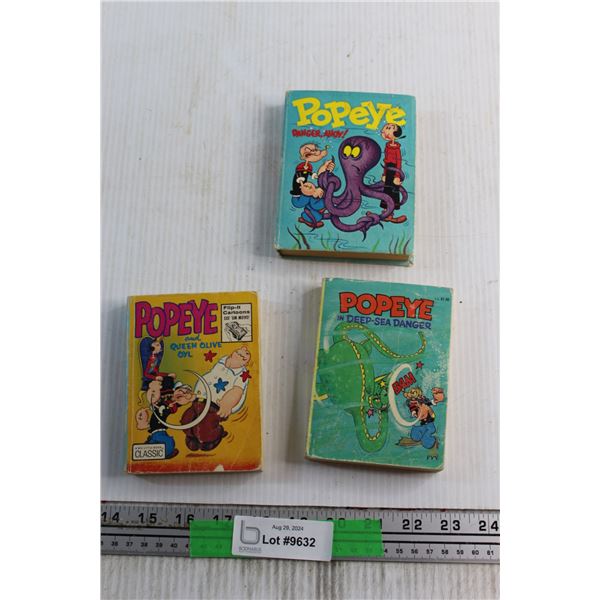 (3) Assorted Big Little Books - Popeye