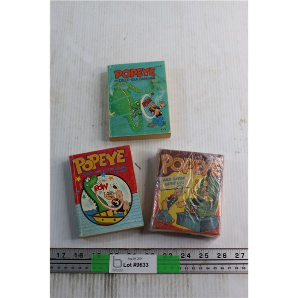 (3) Assorted Big Little Books - Popeye