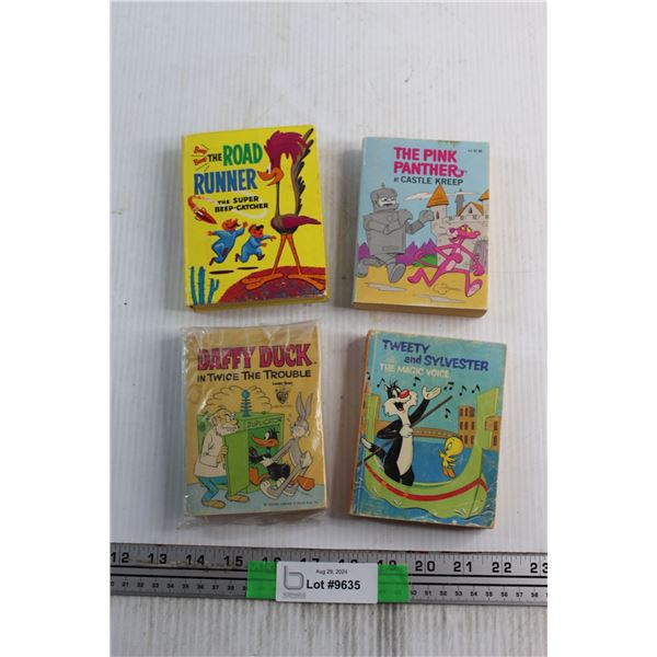 (4) Big Little Books - The Pink Panther, Road Runner and Daffy Duck