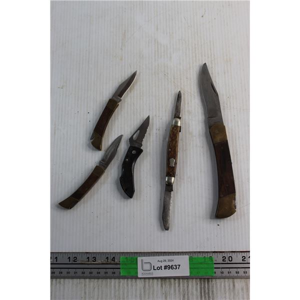 (5) Foldable Pocket Knives
