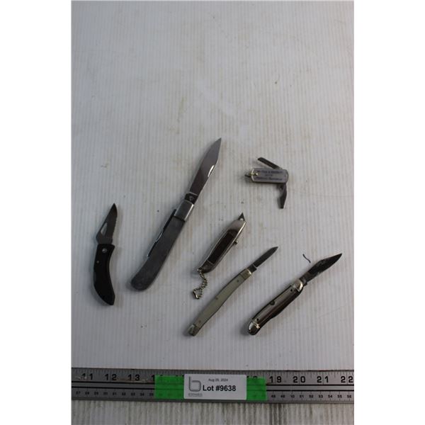 (6) Foldable Pocket Knives