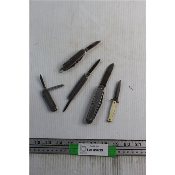 (5) Foldable Pocket Knives