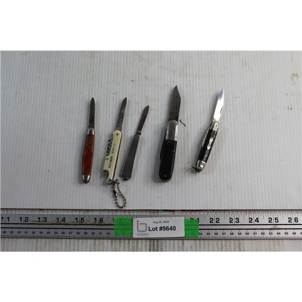 (5) Foldable Pocket Knives