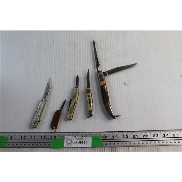 (5) Foldable Pocket Knives