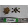 1970's Canadian Army Cadet Badge and Misc. US Military Badge
