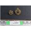(2) Canadian Armed Forces WWII Military Badges