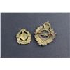 Image 3 : (2) Canadian Armed Forces WWII Military Badges
