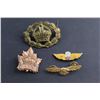 Image 2 : (4) Canadian Armed Forces WWII Military Badges
