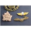 Image 4 : (4) Canadian Armed Forces WWII Military Badges