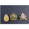 Image 2 : (3) Canadian Armed Forces WWII Military Badges