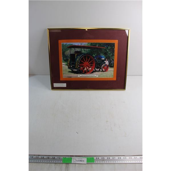 1915 Aultman Taylor 30-60 Tractor Framed Print 16'' x 15''