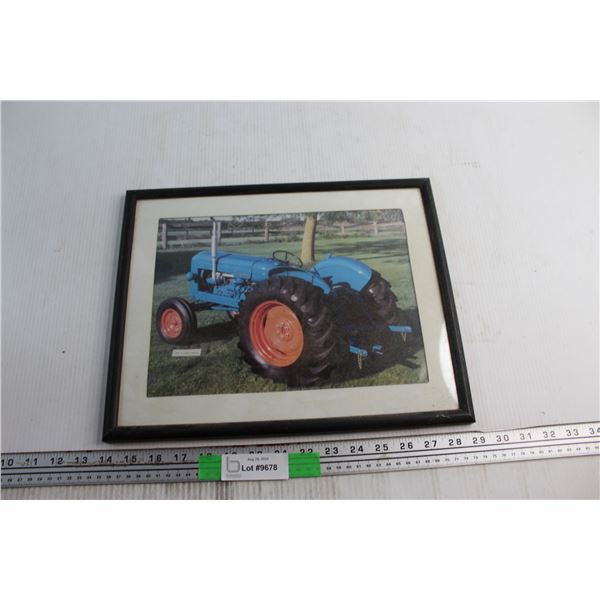 1951 Fordson Major Tractor Framed Print - 15'' x 12''