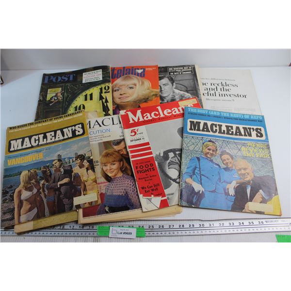 Lot of Vintage Maclean's Magazines