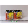 (2) Simpsons Johnny Lighting Die Cast Cars