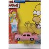 Image 2 : (2) Simpsons Johnny Lighting Die Cast Cars