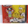 Image 2 : (2) Simpsons Johnny Lighting Die Cast Cars
