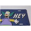 Image 3 : Simpsons License Plates: Krusty The Clown