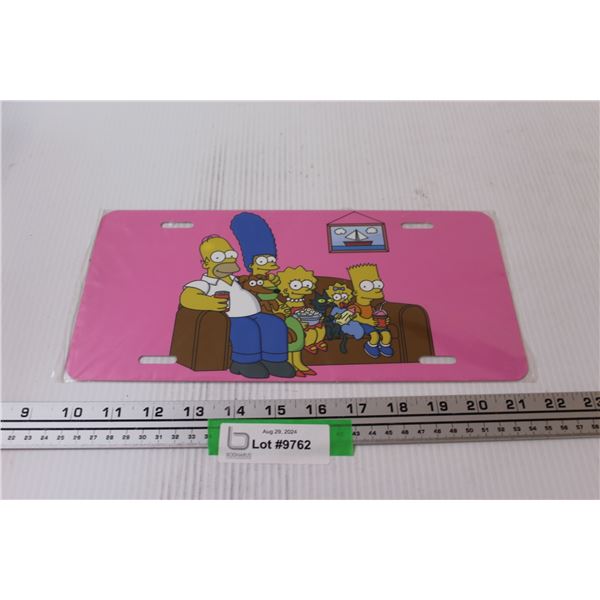 Simpsons License Plates: Simpsons Family