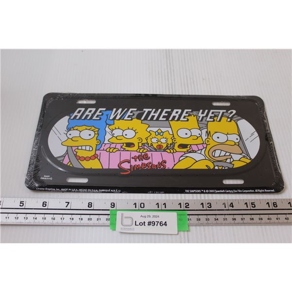 Simpsons License Plates: Simpsons Family