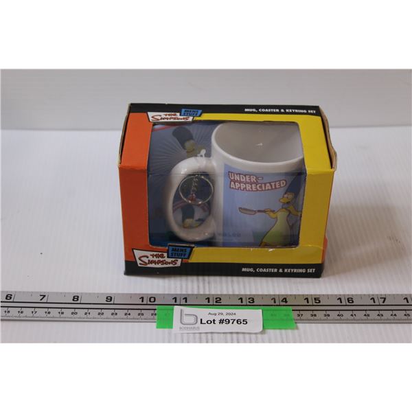 Marge Simpson Coffee Mug & Key Chain Set