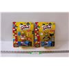 (2) Simpsons Figurines: Mascot Homer & Bumblebee Man