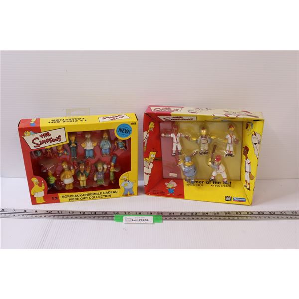 (2) Simpsons Figurine Sets - Assorted