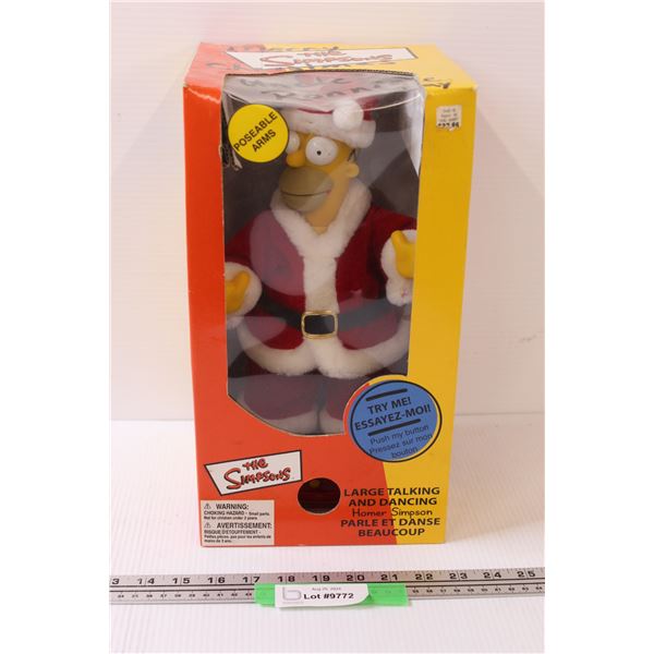 Homer Simpson Singing Santa