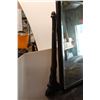 Image 2 : * Antique Mirrored Four Drawer Dresser - 20" x 46" x 61" (Top of Harp) Missing Some Hardware (Handle