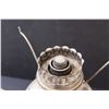 Image 7 : Aladdin No.11 Nickel Plated Kerosene Lamp w/ Glass Shade - 19" x 11"