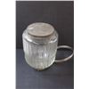 Image 5 : Hoosier Glass Sugar Cabinet Jar - 10" x 6.5"