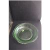 Image 3 : Uranium Green Depression Glass Florentine No. 1 - 8.5" Bowl