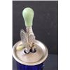 Image 3 : Keystone Blue Glass Egg & Cream Beater - 13" x 5"